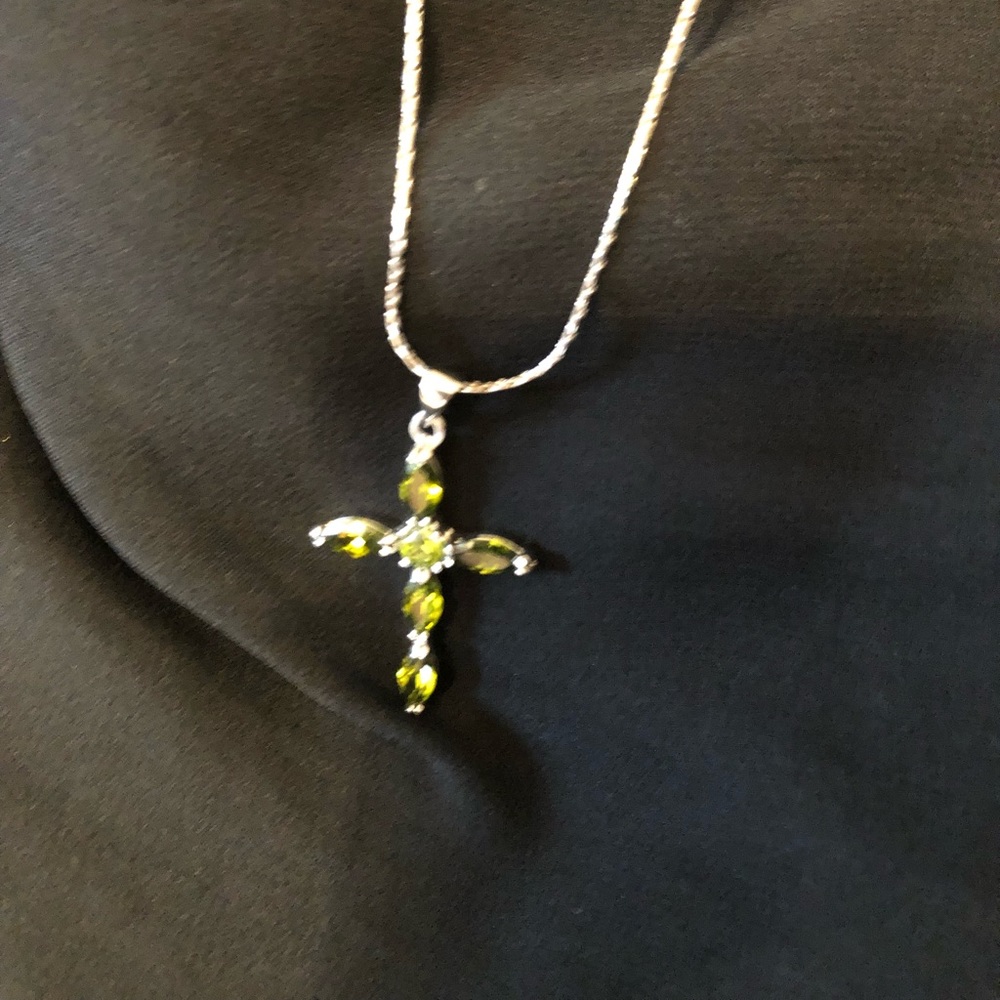 Cookie Lee Marquis Cut CZ necklace